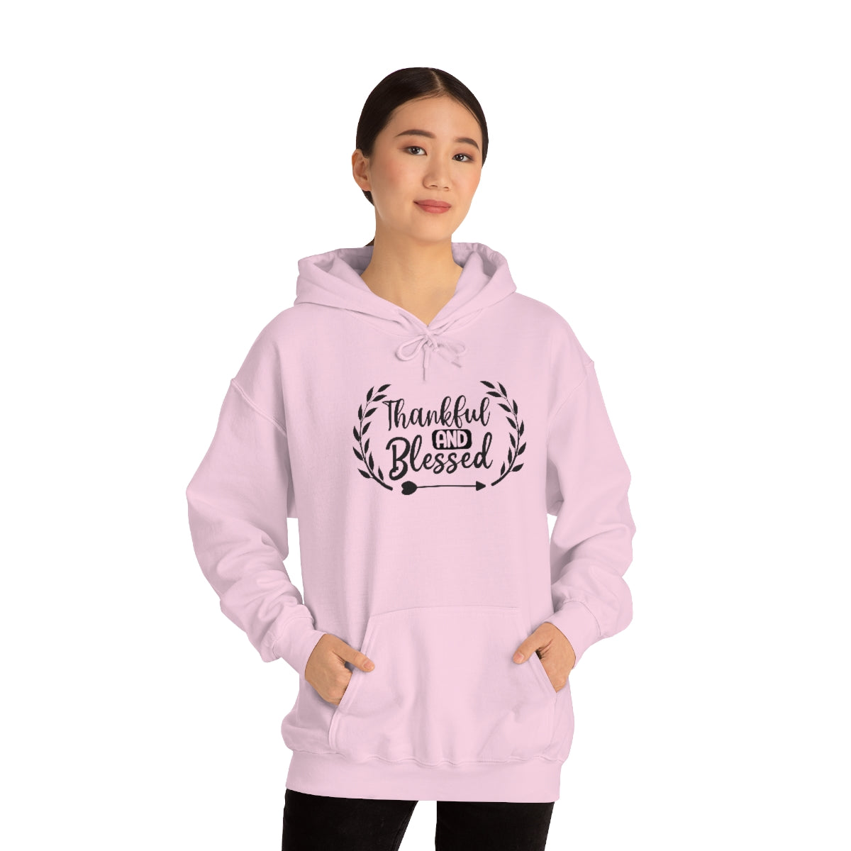 Thankful and Blessed Unisex Heavy Blend™ Hooded Sweatshirt