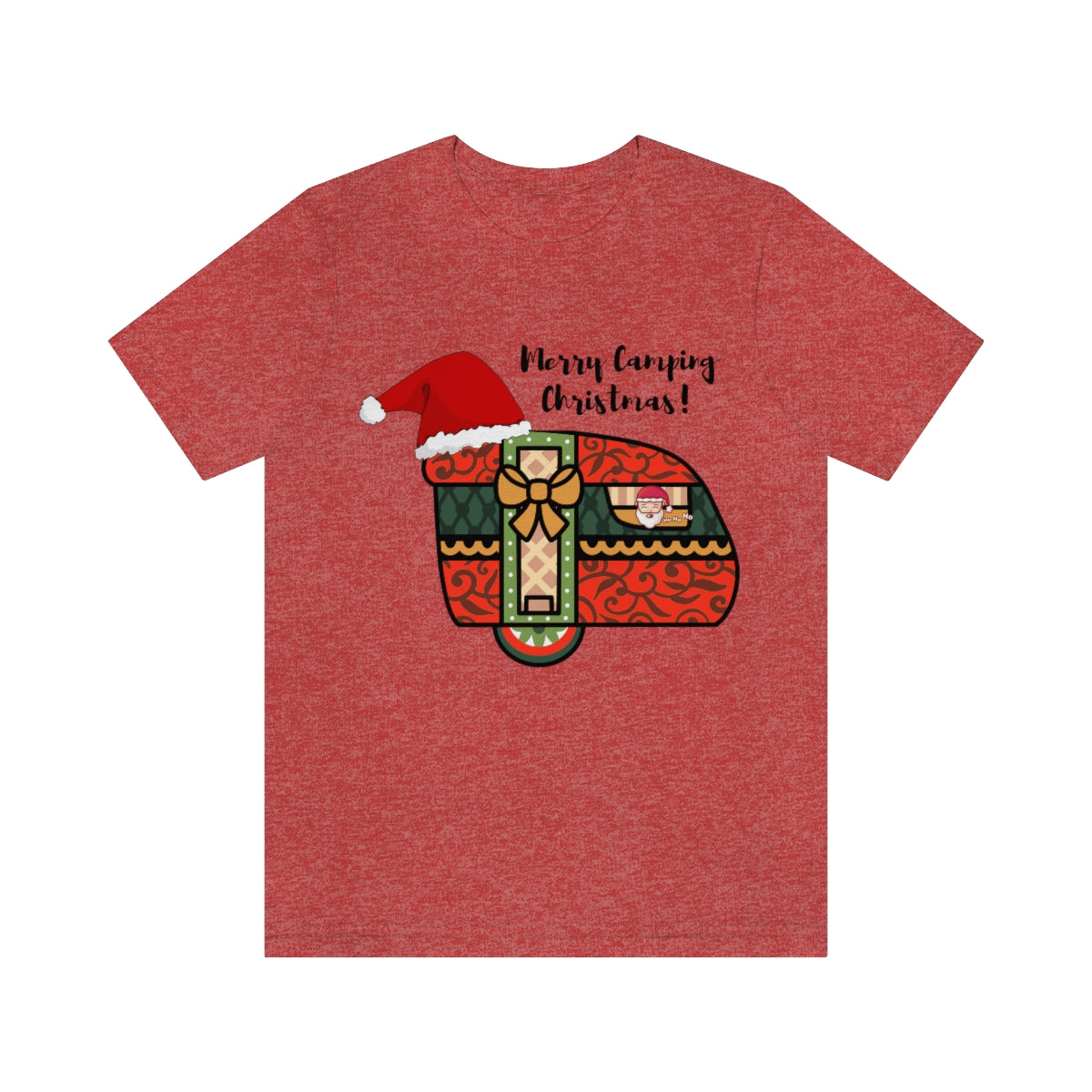 Merry Camping Christmas Unisex Jersey Short Sleeve Tee