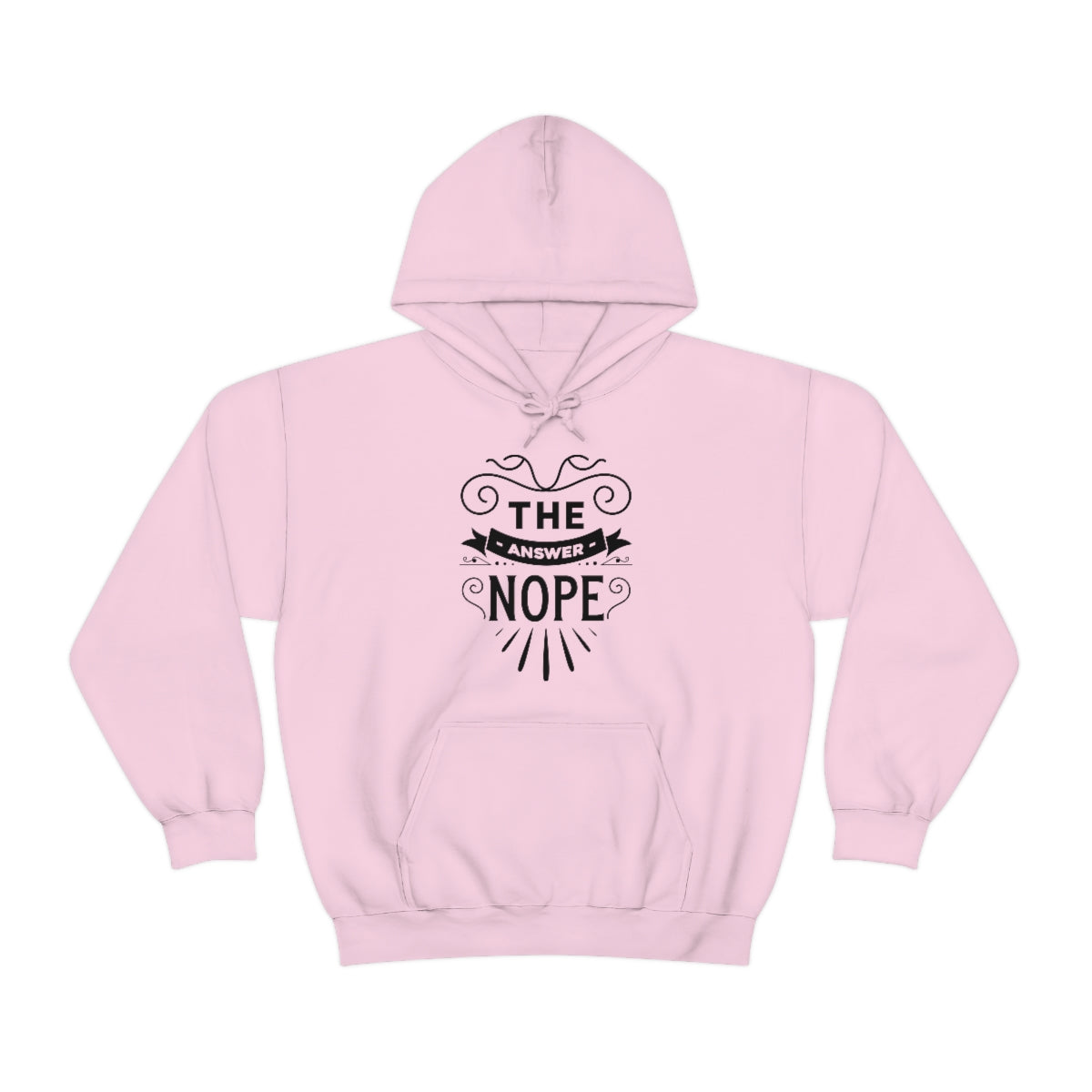 The Answer Nope Unisex Heavy Blend™ Hooded Sweatshirt