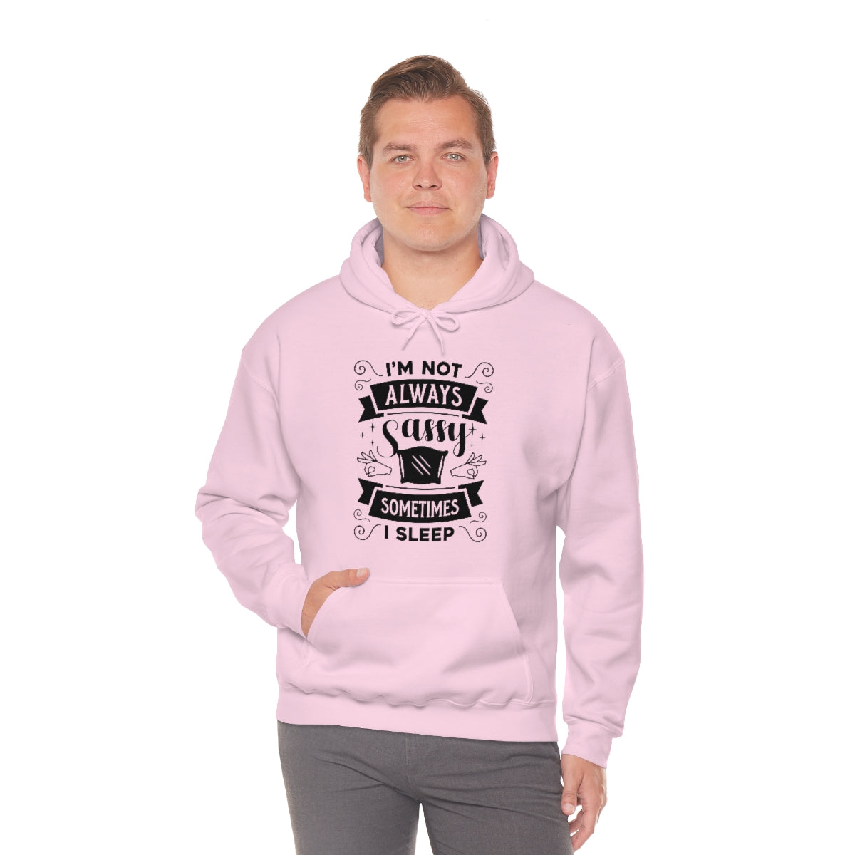 I'm Not Always Sassy Sometimes I Sleep Unisex Heavy Blend™ Hooded Sweatshirt