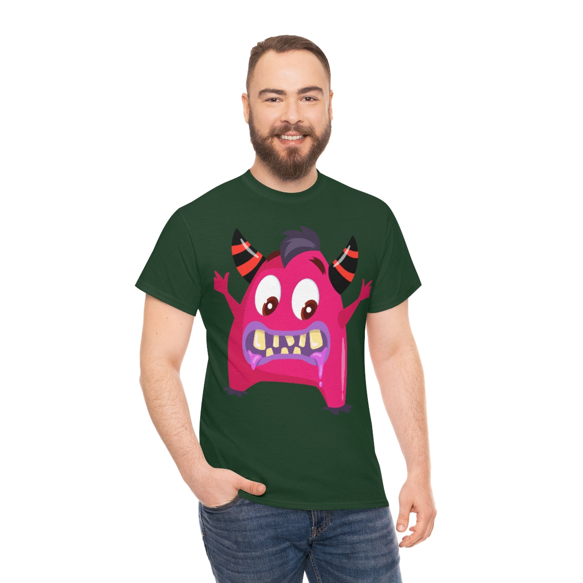 NFT Design Pink Monster Unisex Heavy Cotton Tee