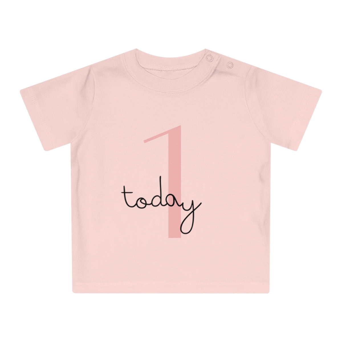 1 Today (Pink) Birthday Baby T-Shirt