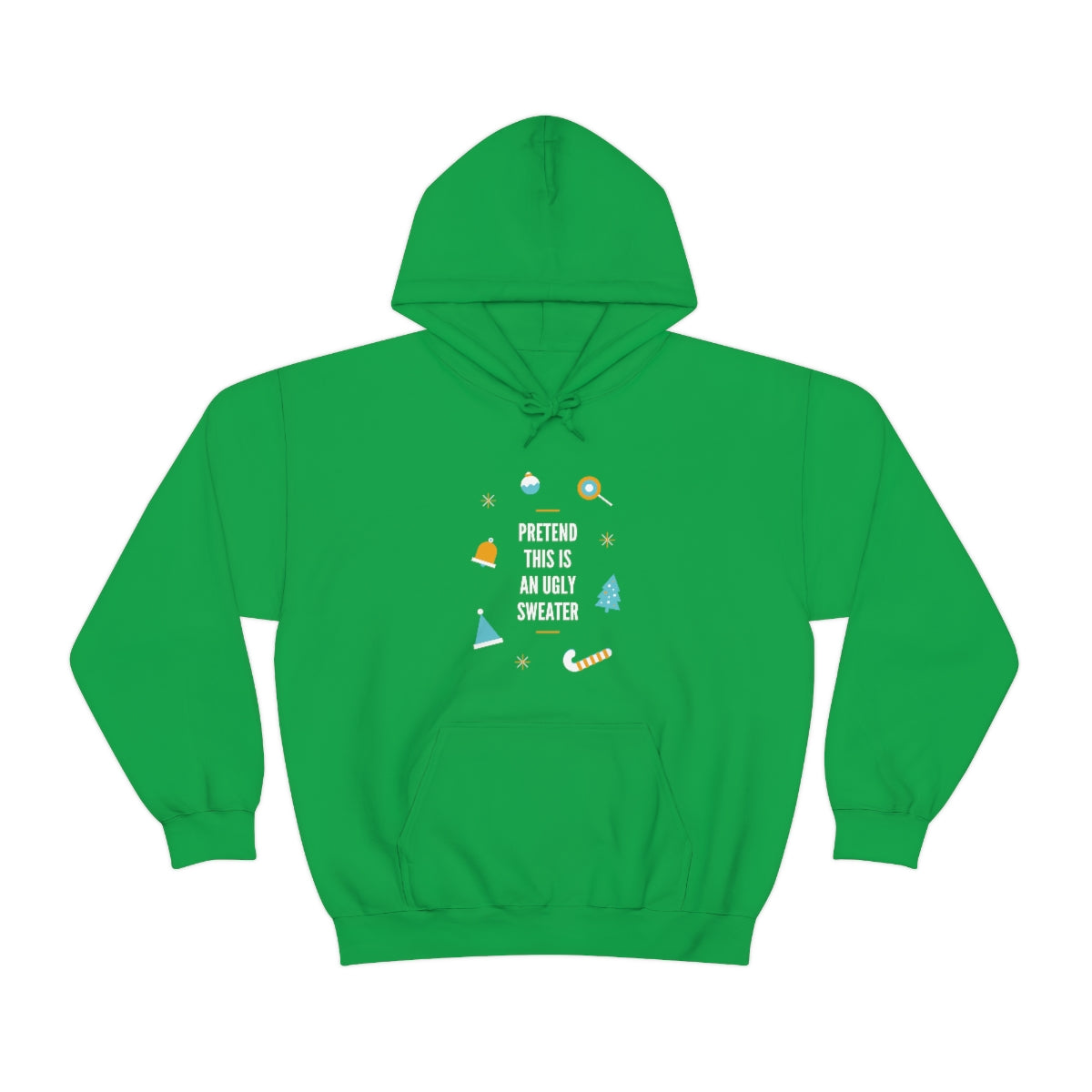 Pretend This is an Ugly Sweater Unisex Heavy Blend™ Hooded Sweatshirt