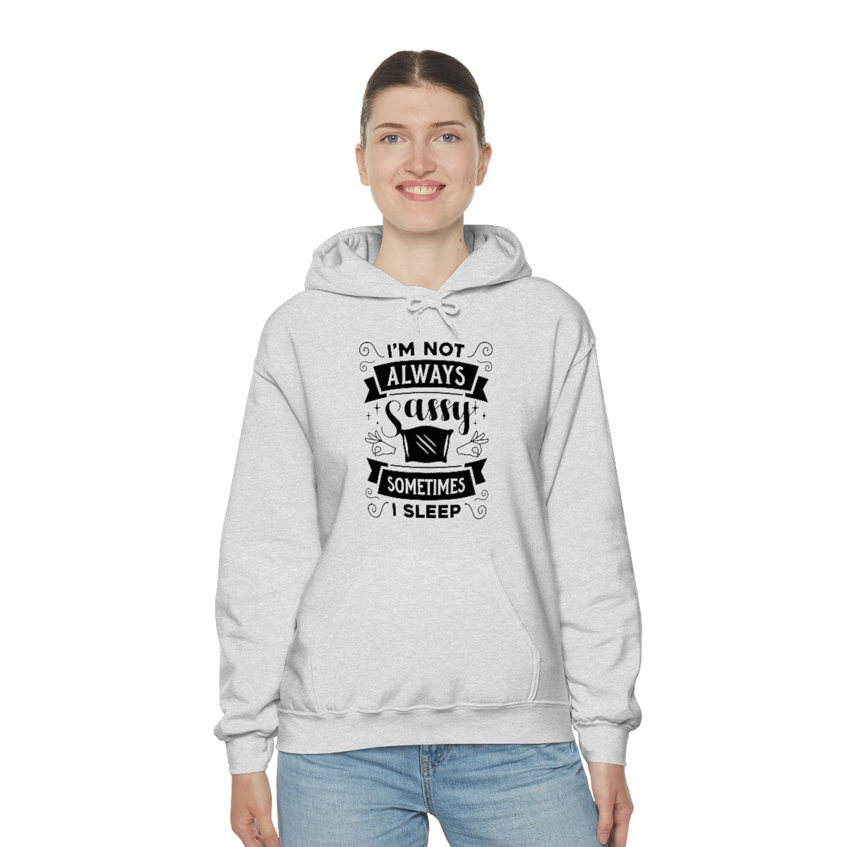 I'm Not Always Sassy Sometimes I Sleep Unisex Heavy Blend™ Hooded Sweatshirt