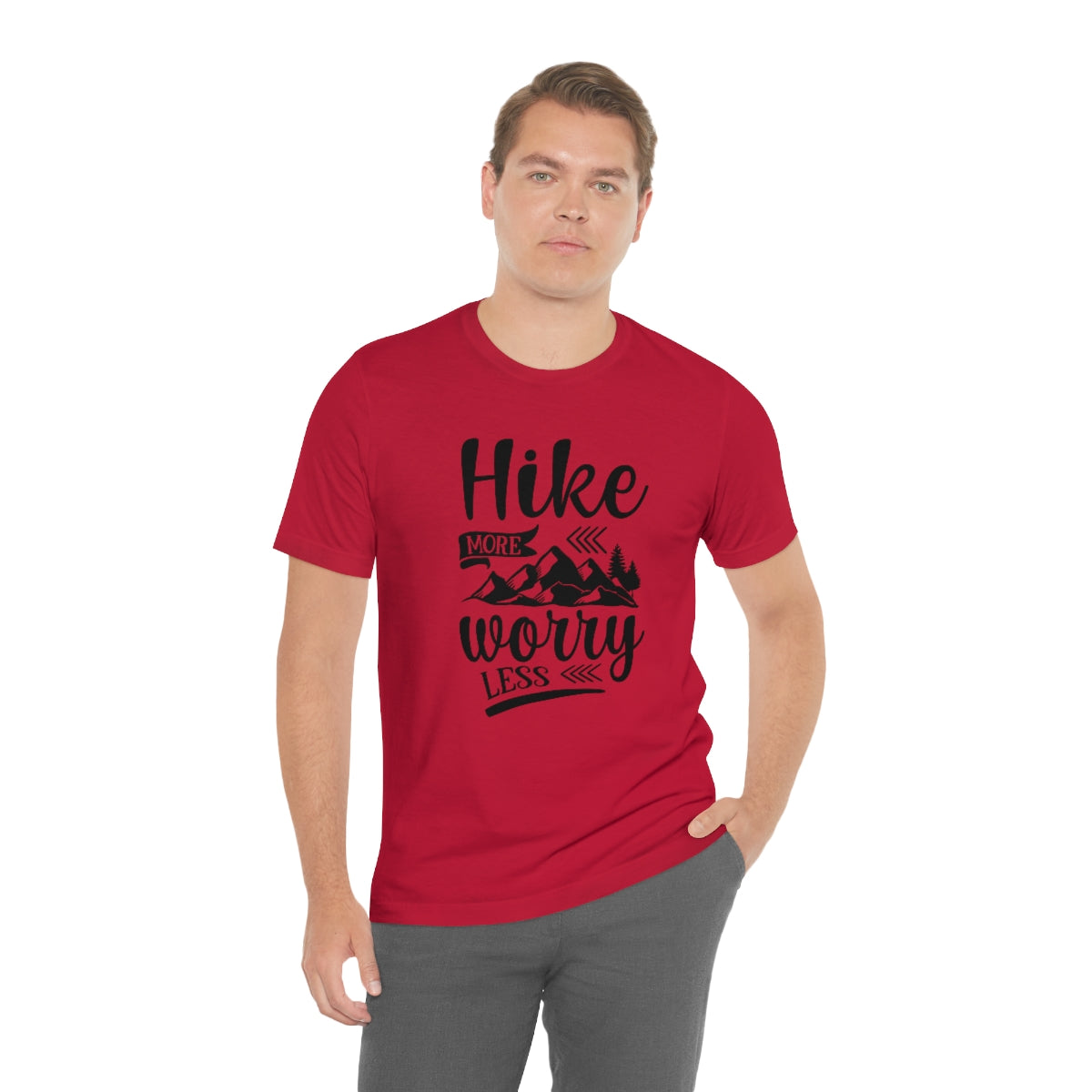 Hike More Worry Less Unisex Jersey Short Sleeve Tee