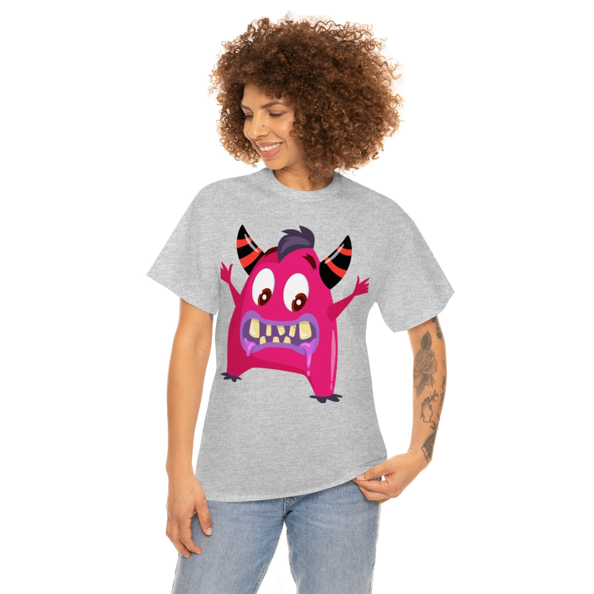 NFT Design Pink Monster Unisex Heavy Cotton Tee