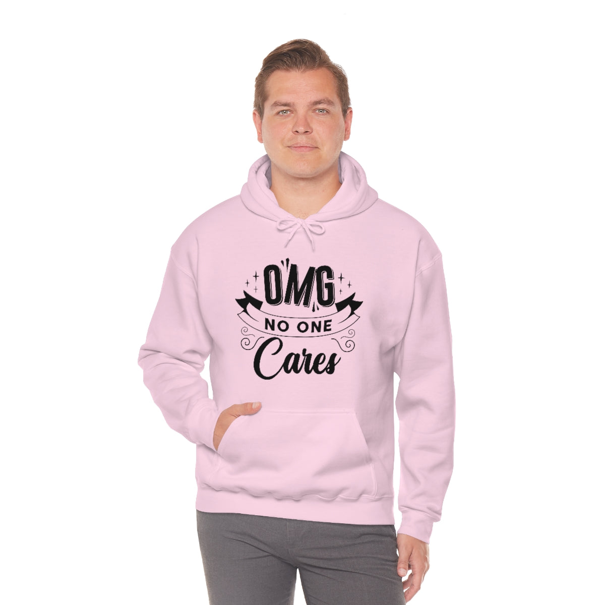 OMG No One Cares Unisex Heavy Blend™ Hooded Sweatshirt