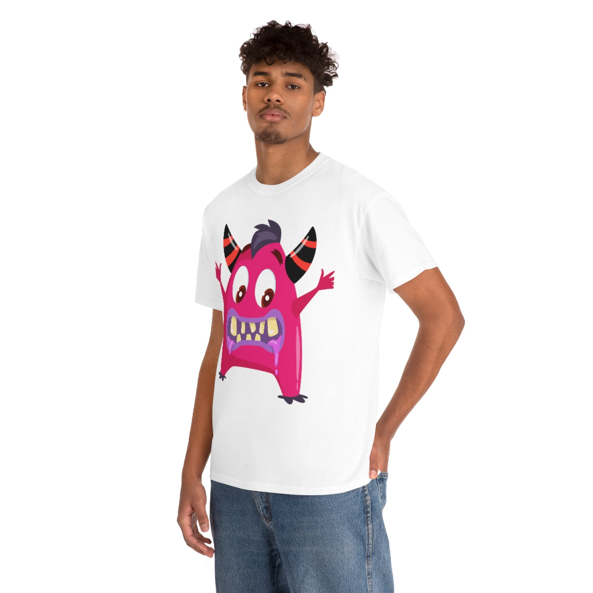 NFT Design Pink Monster Unisex Heavy Cotton Tee