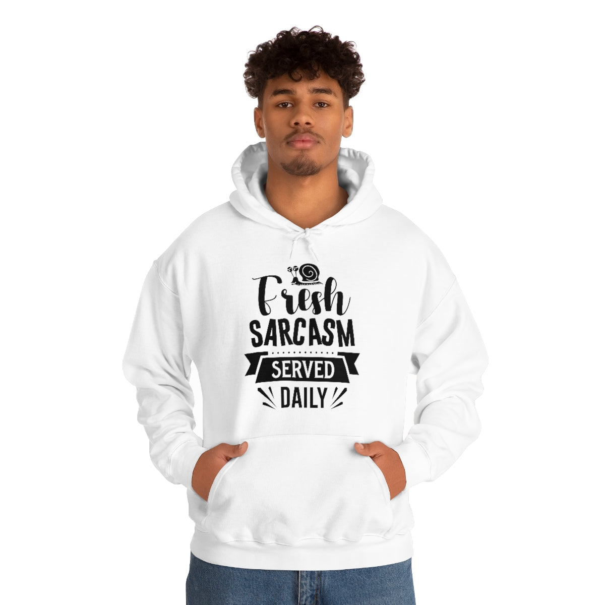 Fresh Sarcasm Served Daily Unisex Heavy Blend™ Hooded Sweatshirt