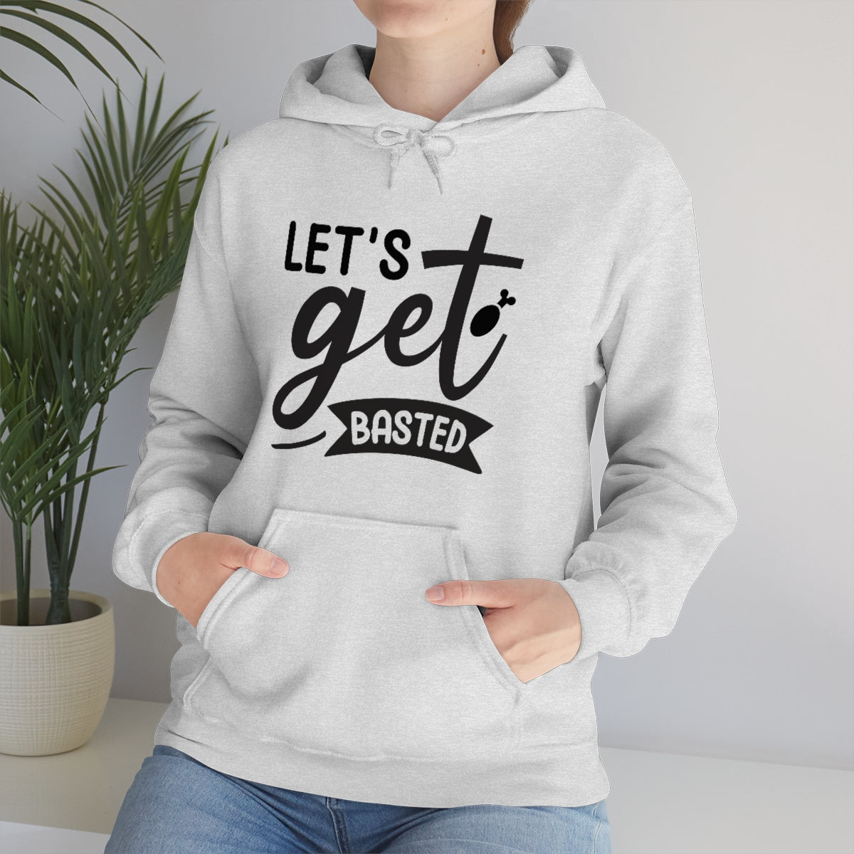 Lets Get Basted Unisex Heavy Blend™ Hooded Sweatshirt