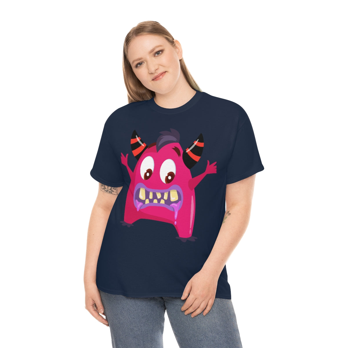 NFT Design Pink Monster Unisex Heavy Cotton Tee