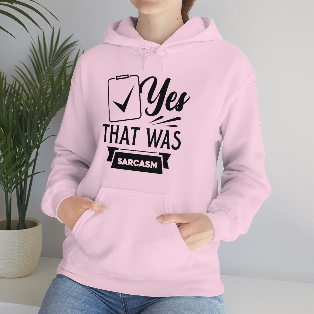 Yes That Was Sarcasm Unisex Heavy Blend™ Hooded Sweatshirt