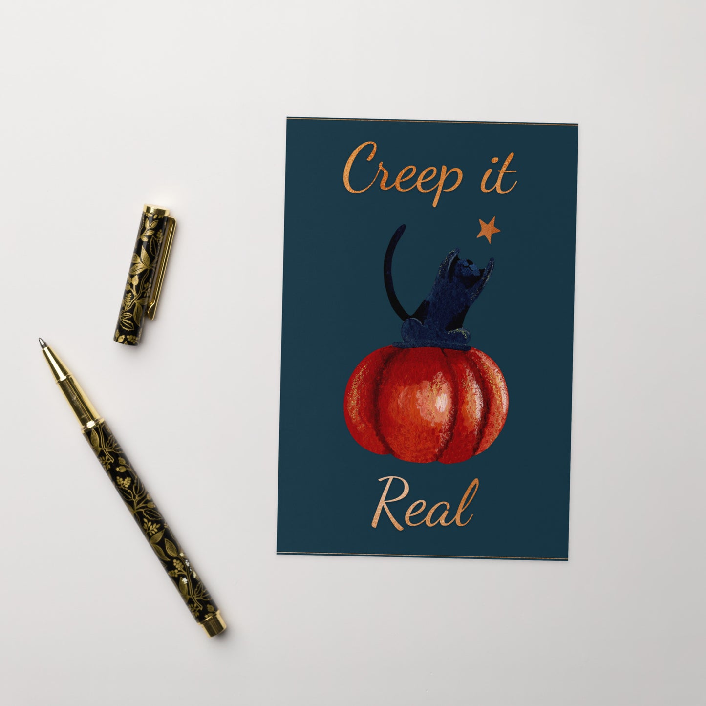 Creep It Real Greeting card