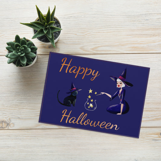 Happy Halloween Greeting card
