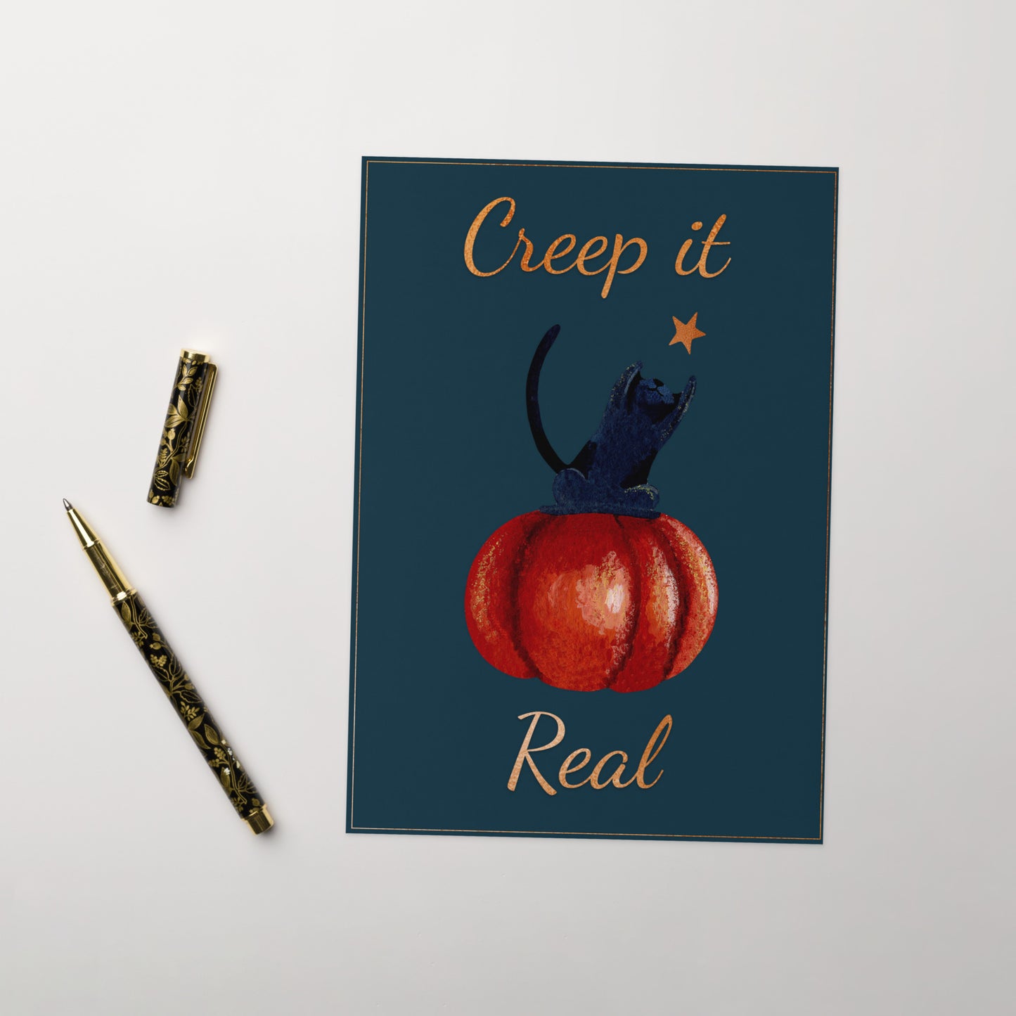 Creep It Real Greeting card