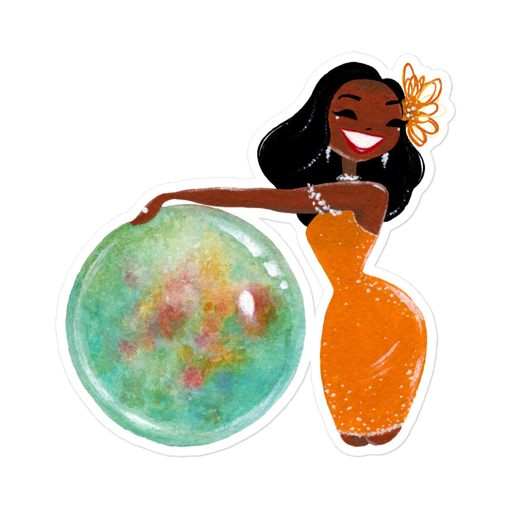 October Birthstone Opal Bubble-free stickers