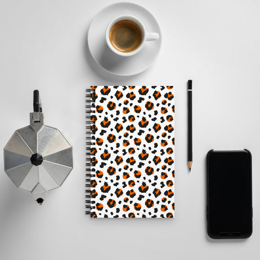 Leopard Print Spiral notebook