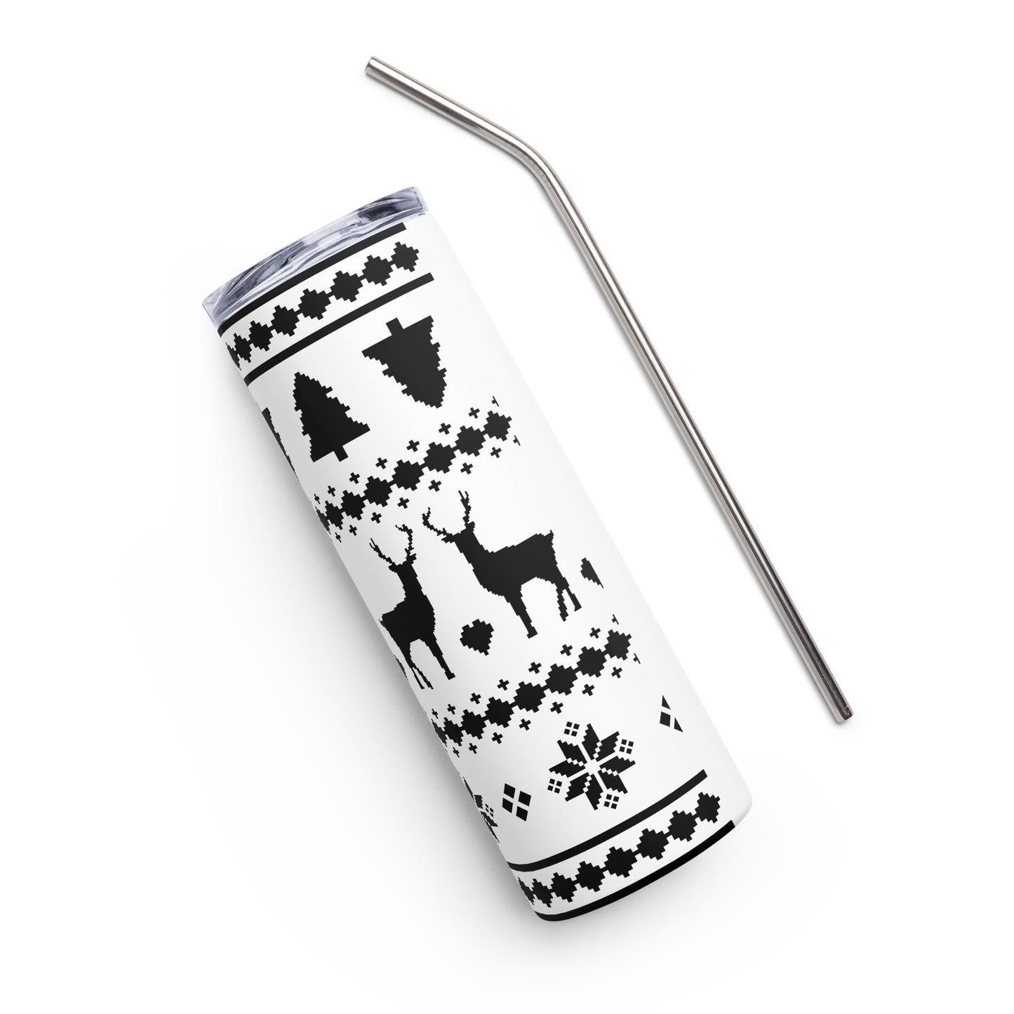 Nordic Print Christmas Stainless steel tumbler