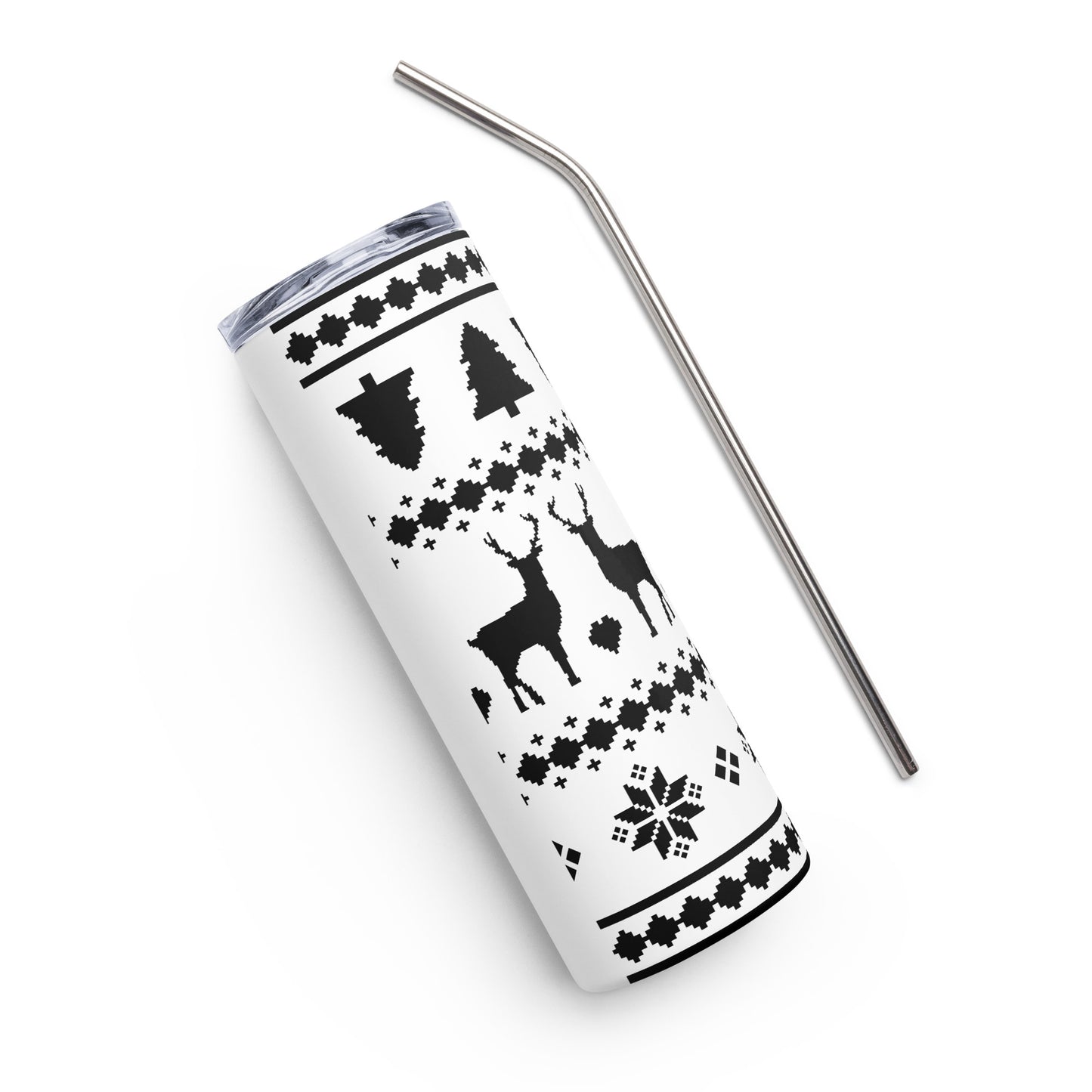 Nordic Print Christmas Stainless steel tumbler