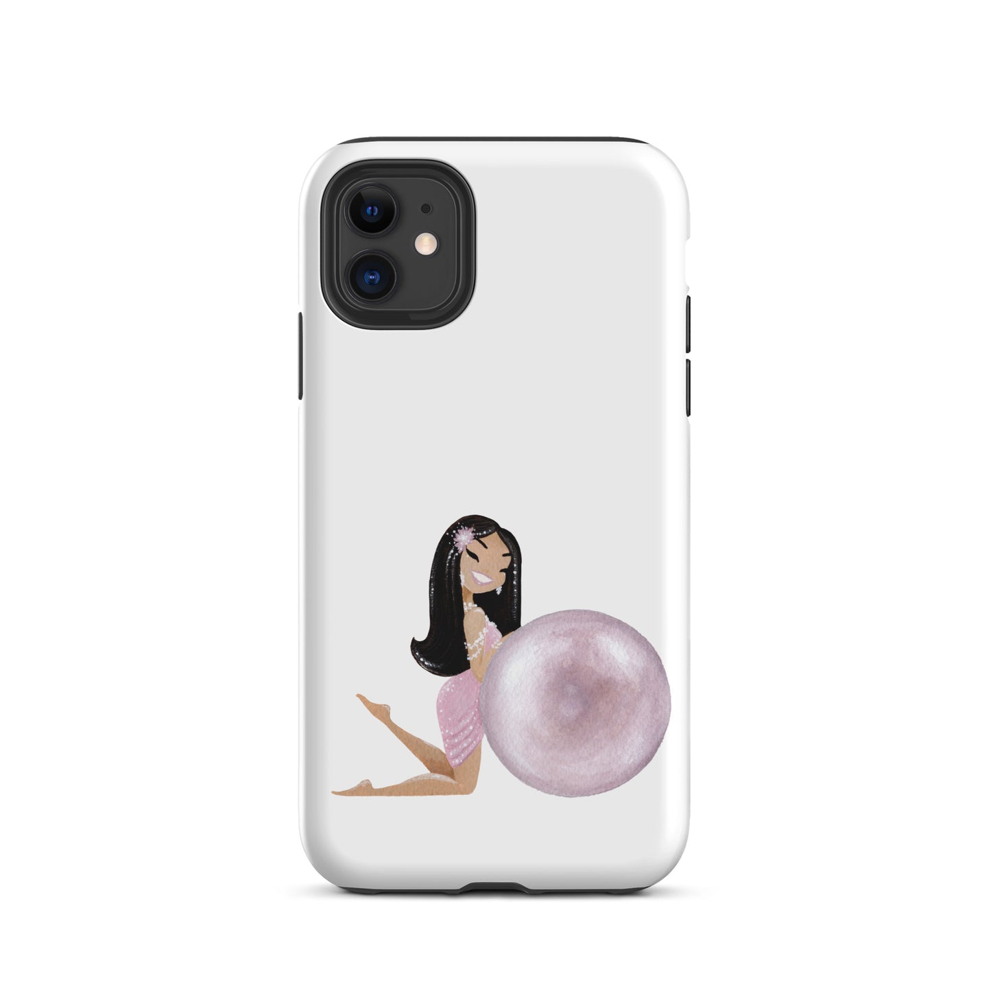 June Birthstone Pearl Tough iPhone case (iPhone 11 - iPhone 14 Pro Max)