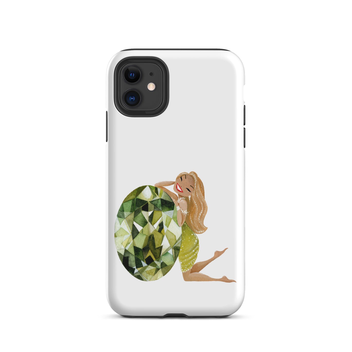 August Birthstone Peridot Tough iPhone case (iPhone 11 - iPhone 14 Pro Max)