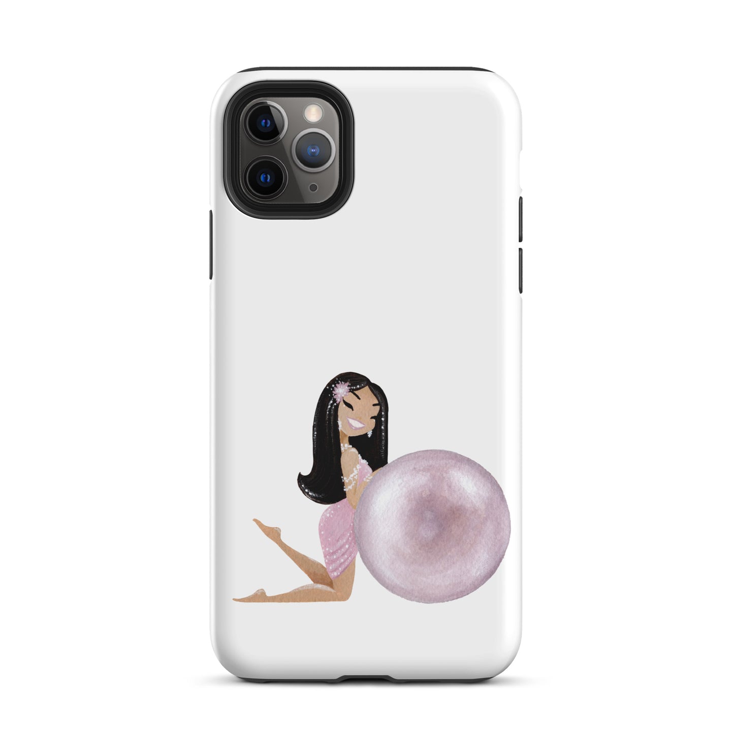 June Birthstone Pearl Tough iPhone case (iPhone 11 - iPhone 14 Pro Max)