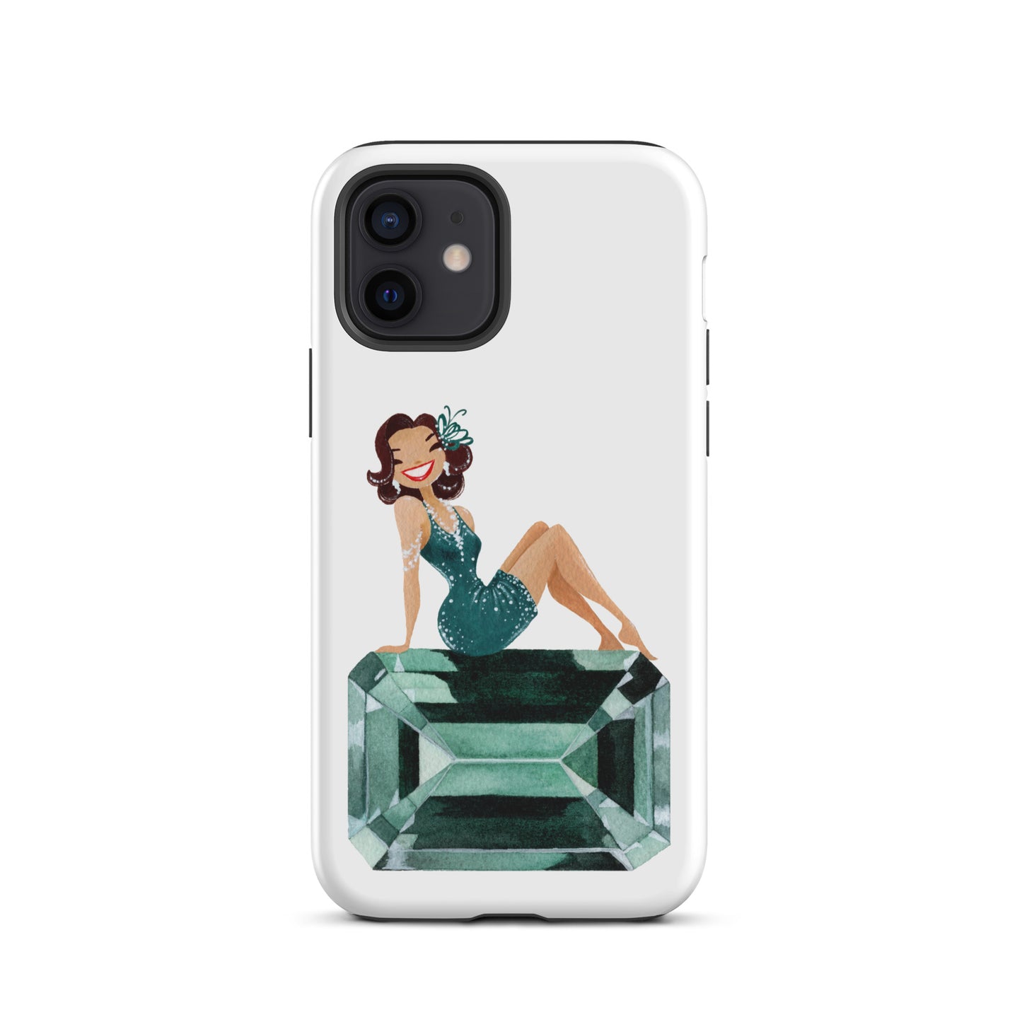 May Birthstone Emerald Tough iPhone case (iPhone 11 - iPhone 14 Pro Max)