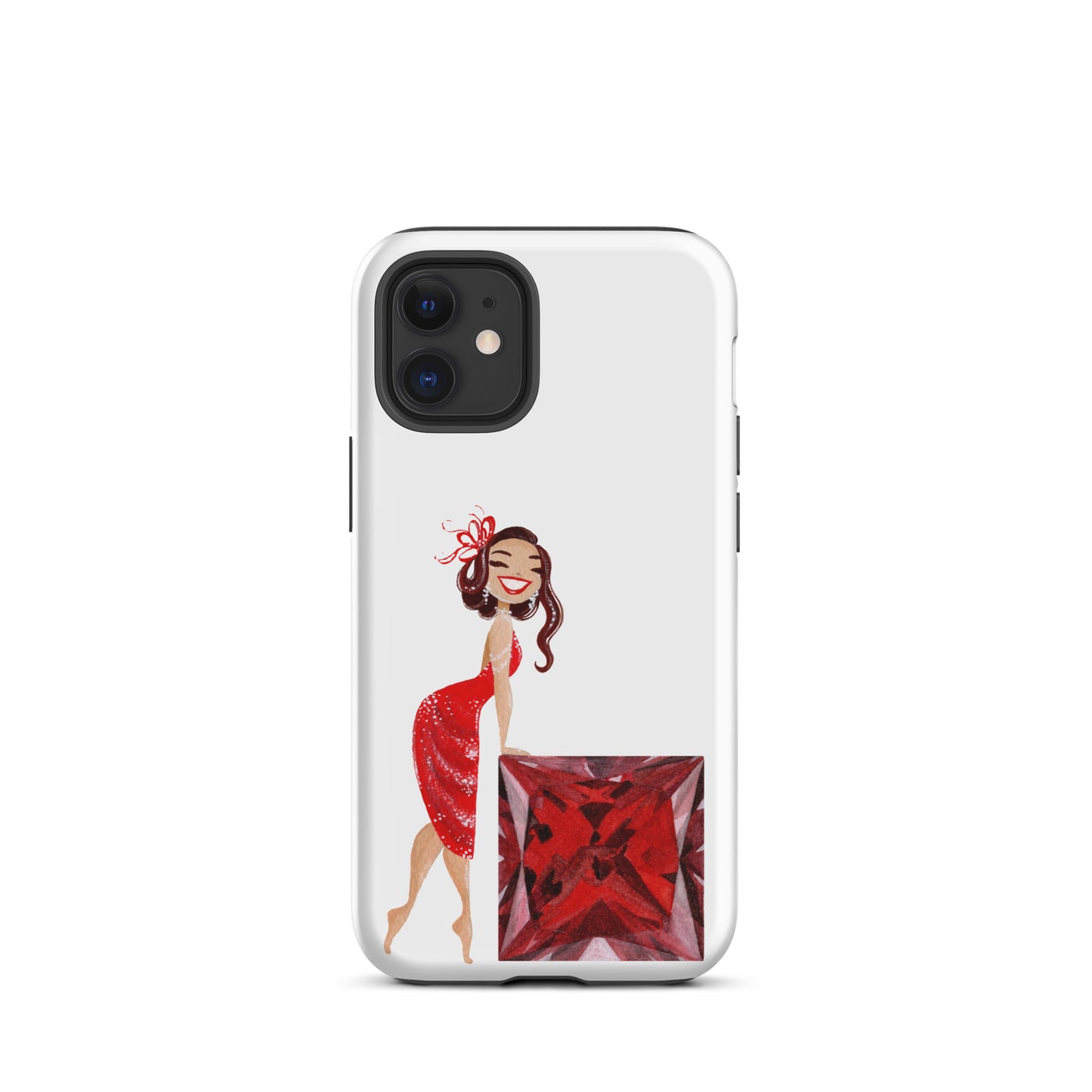 July Birthstone Ruby Tough iPhone case (iPhone 11 - iPhone 14 Pro Max)