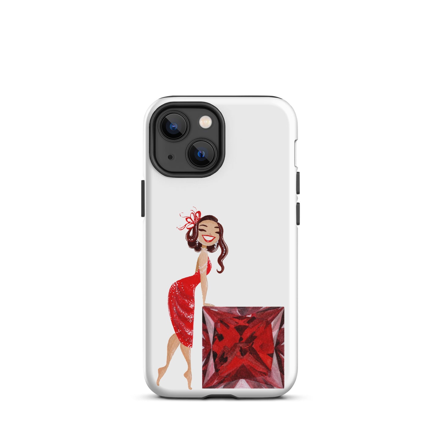 July Birthstone Ruby Tough iPhone case (iPhone 11 - iPhone 14 Pro Max)