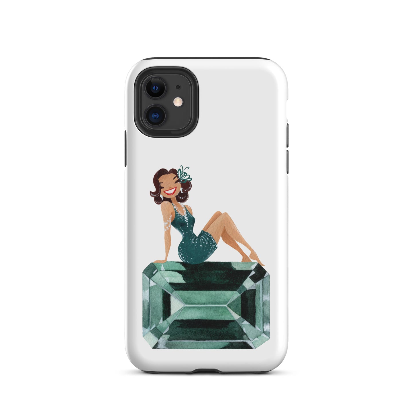 May Birthstone Emerald Tough iPhone case (iPhone 11 - iPhone 14 Pro Max)