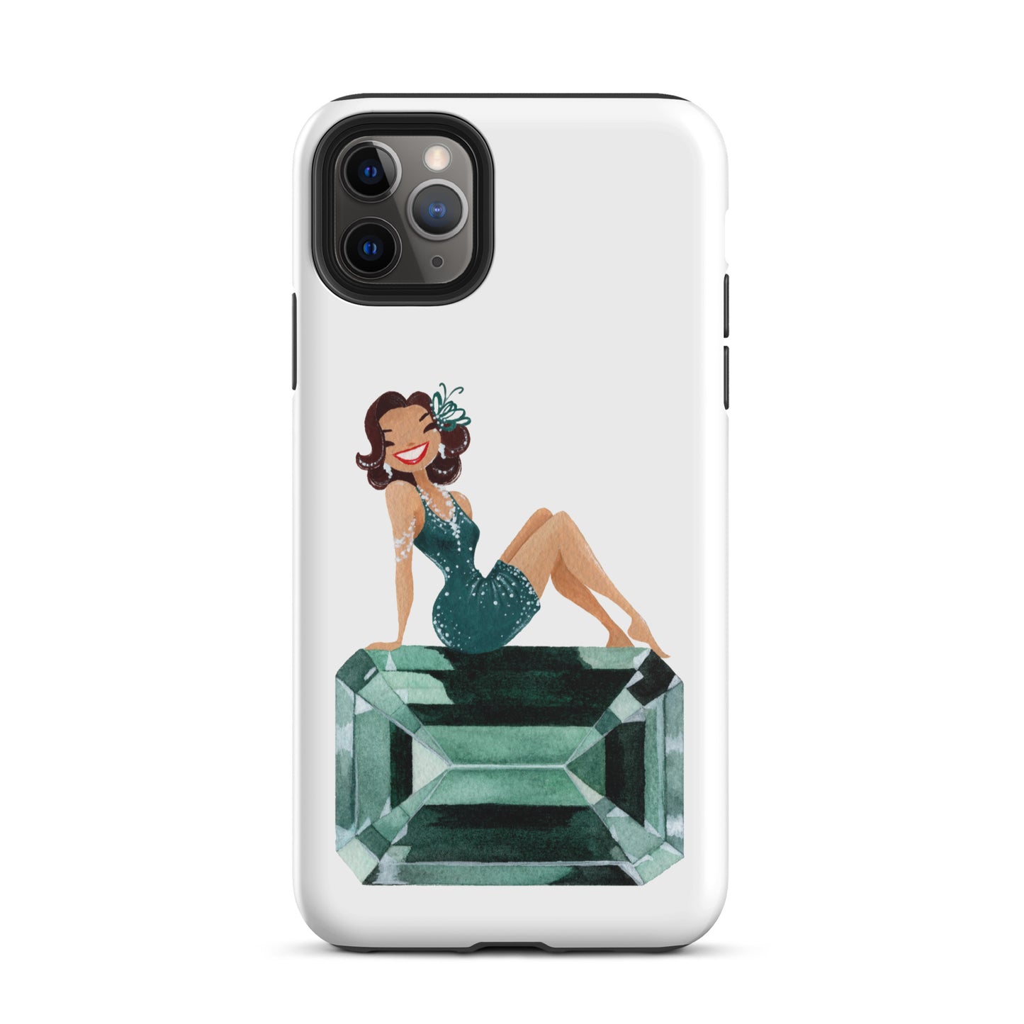 May Birthstone Emerald Tough iPhone case (iPhone 11 - iPhone 14 Pro Max)