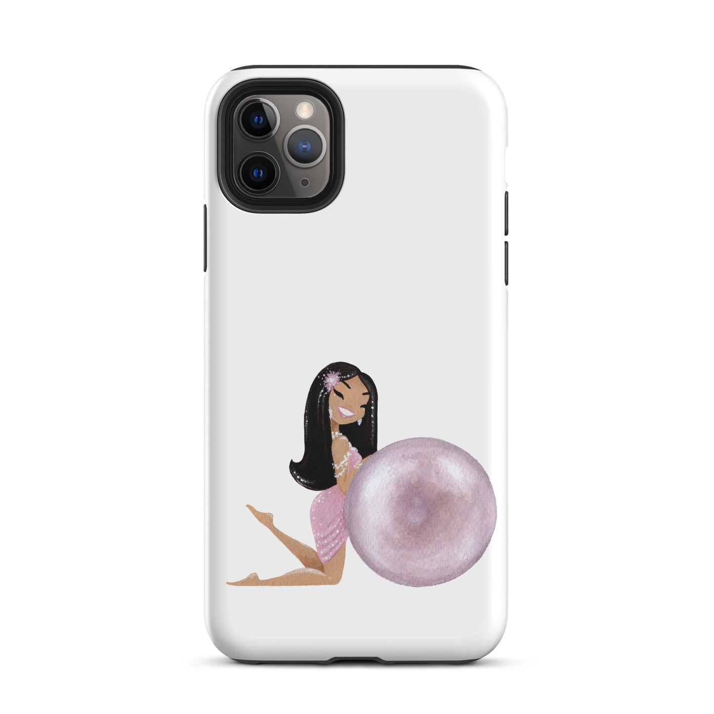 June Birthstone Pearl Tough iPhone case (iPhone 11 - iPhone 14 Pro Max)