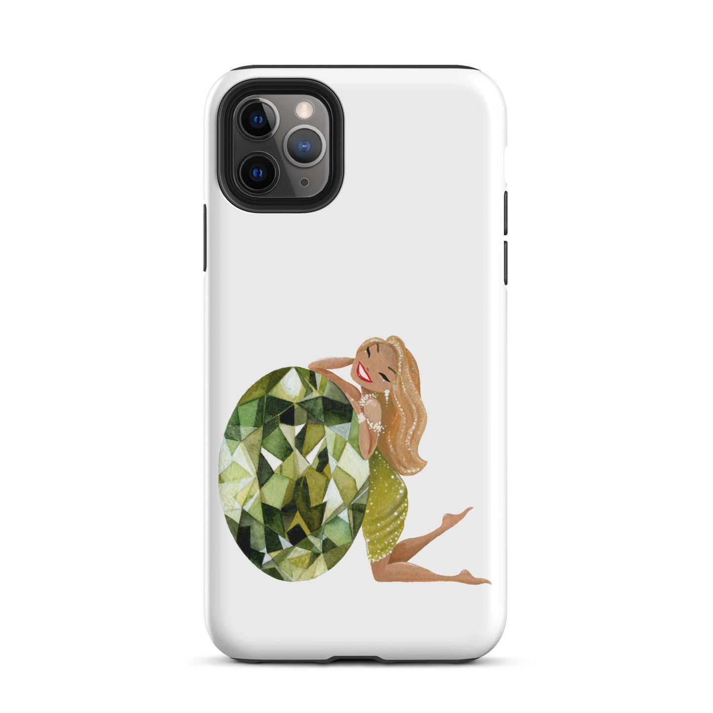 August Birthstone Peridot Tough iPhone case (iPhone 11 - iPhone 14 Pro Max)