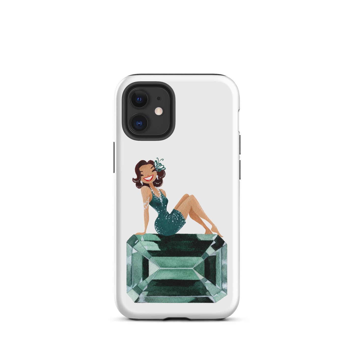 May Birthstone Emerald Tough iPhone case (iPhone 11 - iPhone 14 Pro Max)