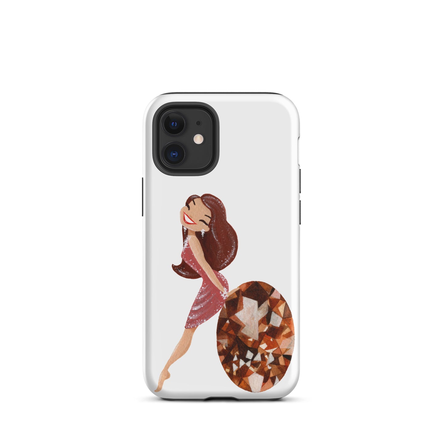 January Birthstone Garnet Tough iPhone case (iPhone 11 - iPhone 14 Pro Max)