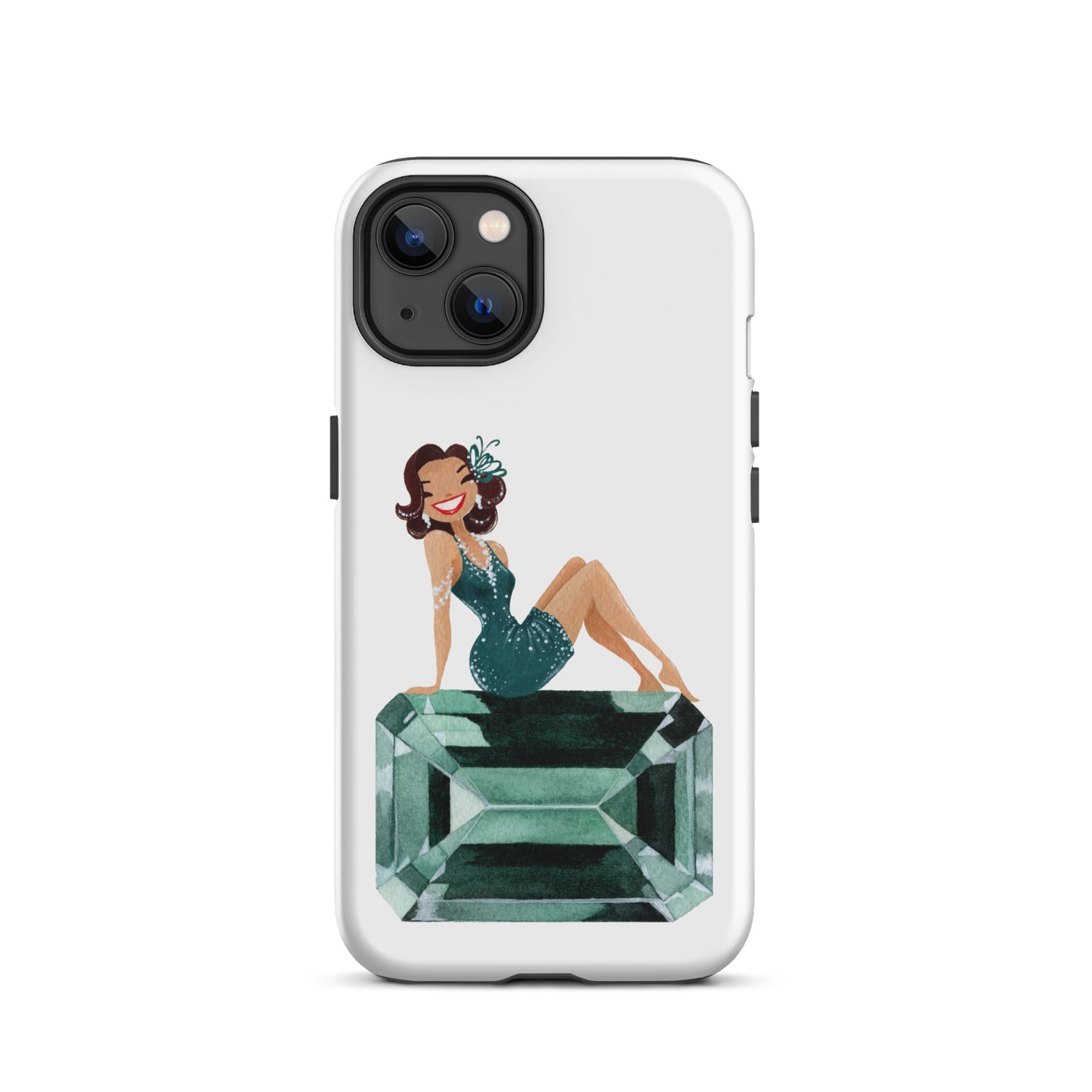 May Birthstone Emerald Tough iPhone case (iPhone 11 - iPhone 14 Pro Max)