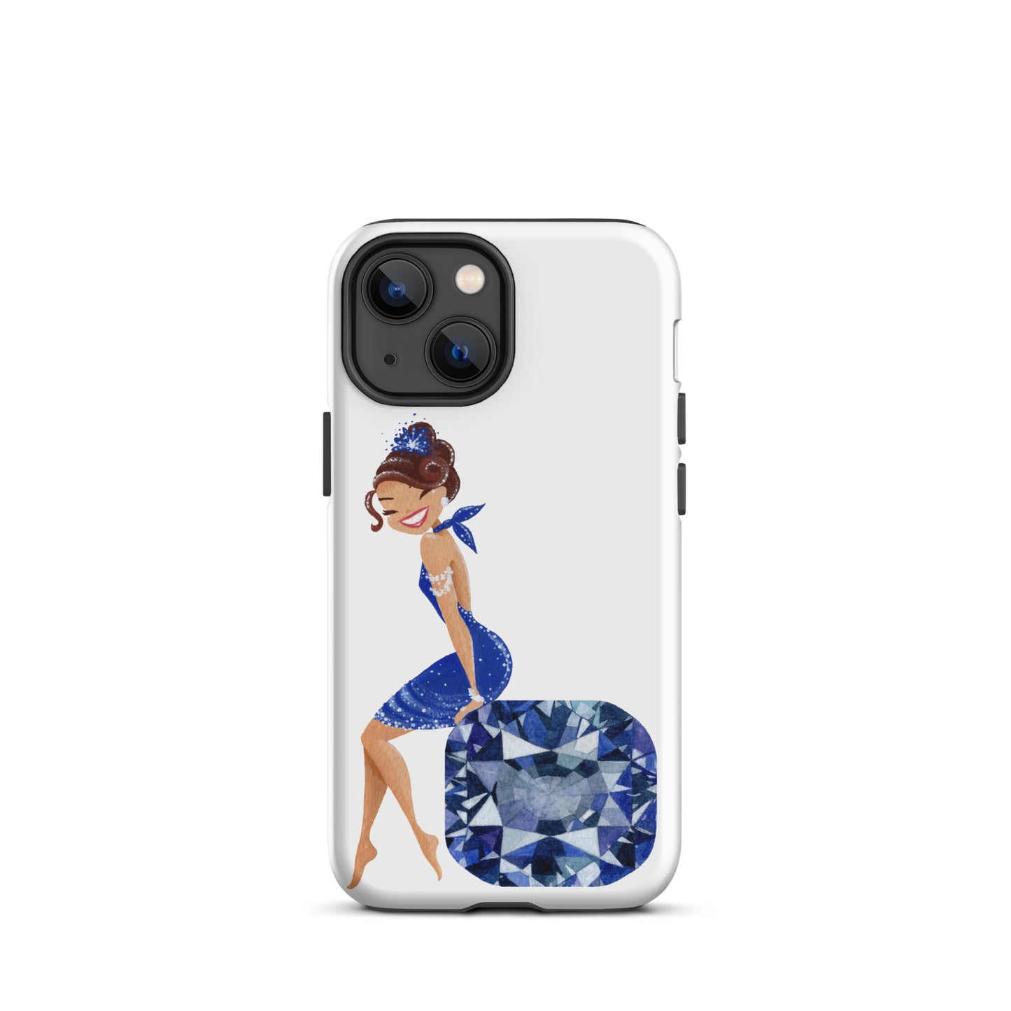 December Birthstone Tanzanite Tough iPhone case (December Birthstone Aquamarine Tough iPhone case (iPhone 11 - iPhone 14 Pro Max)