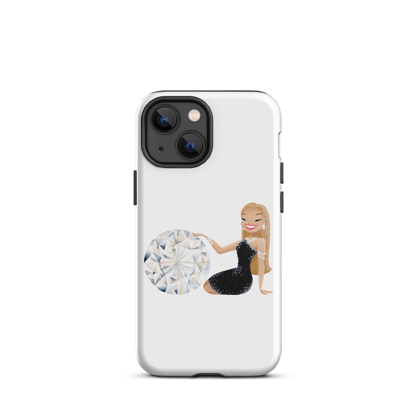 April Birthstone Diamond Tough iPhone case (iPhone 11 - iPhone 14 Pro Max)