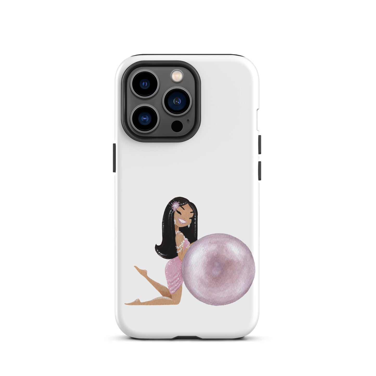 June Birthstone Pearl Tough iPhone case (iPhone 11 - iPhone 14 Pro Max)