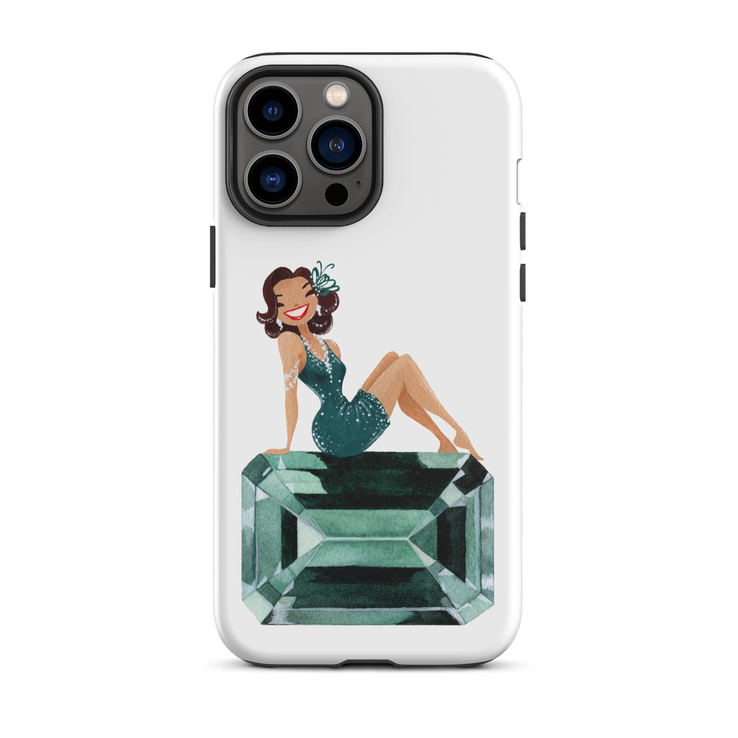 May Birthstone Emerald Tough iPhone case (iPhone 11 - iPhone 14 Pro Max)