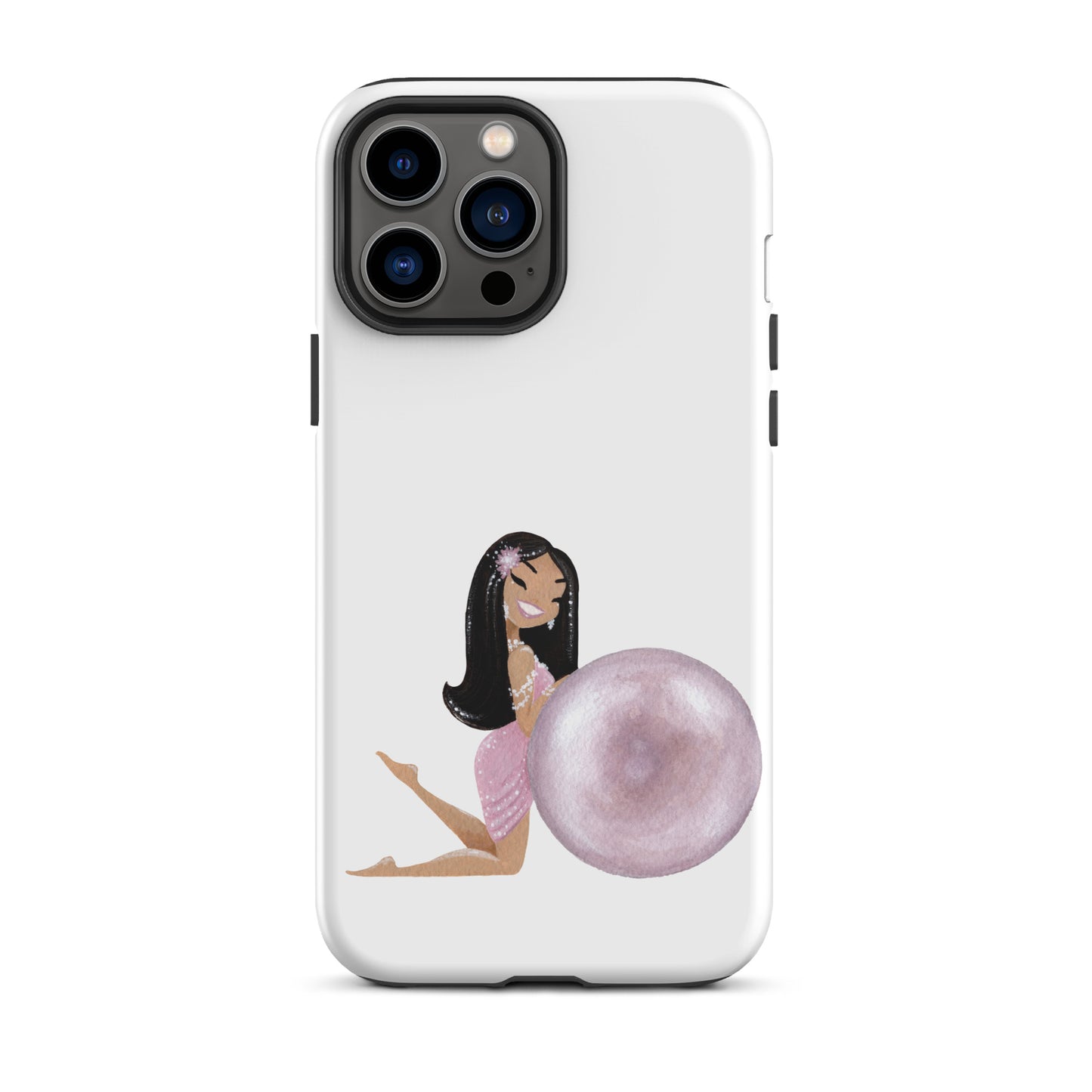 June Birthstone Pearl Tough iPhone case (iPhone 11 - iPhone 14 Pro Max)