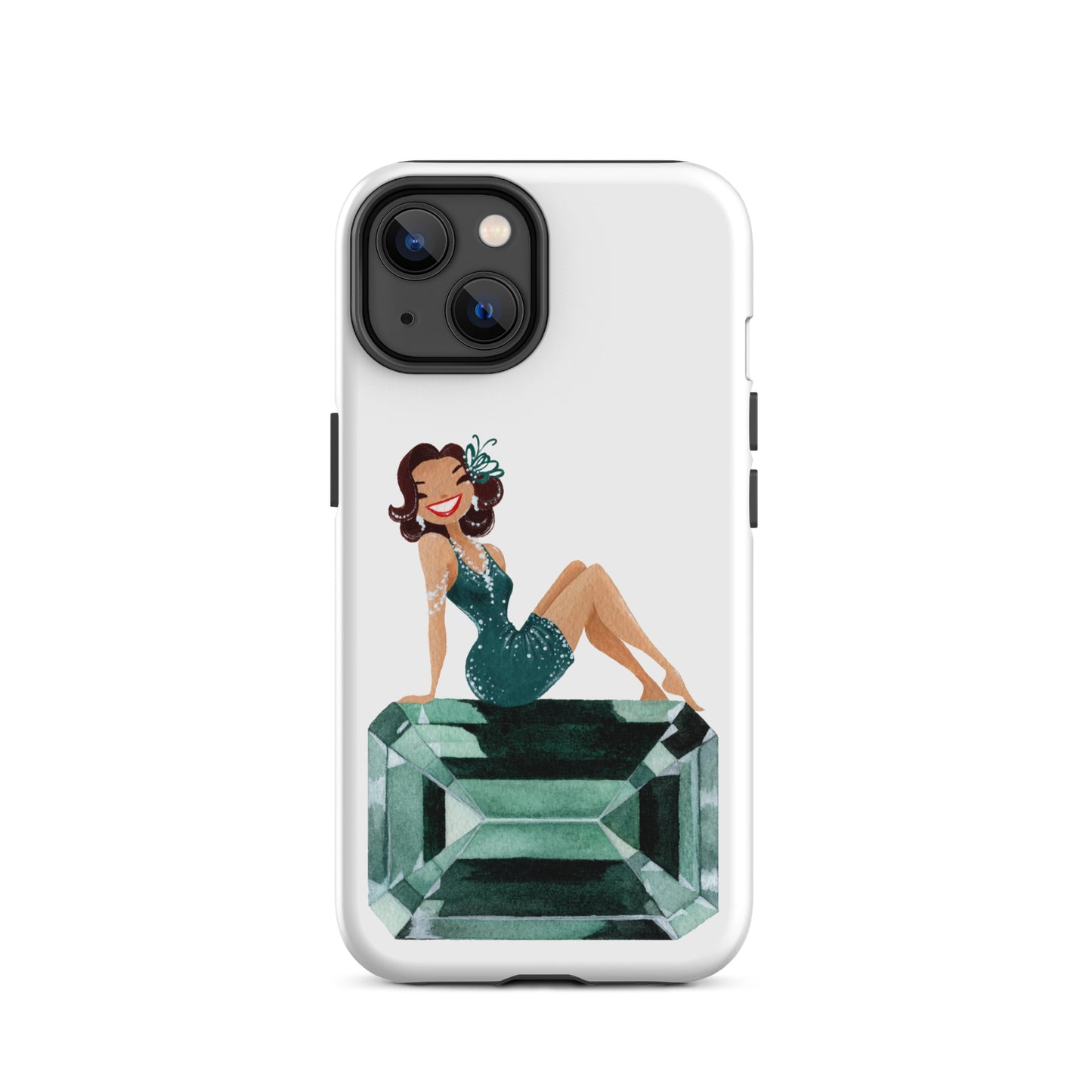 May Birthstone Emerald Tough iPhone case (iPhone 11 - iPhone 14 Pro Max)