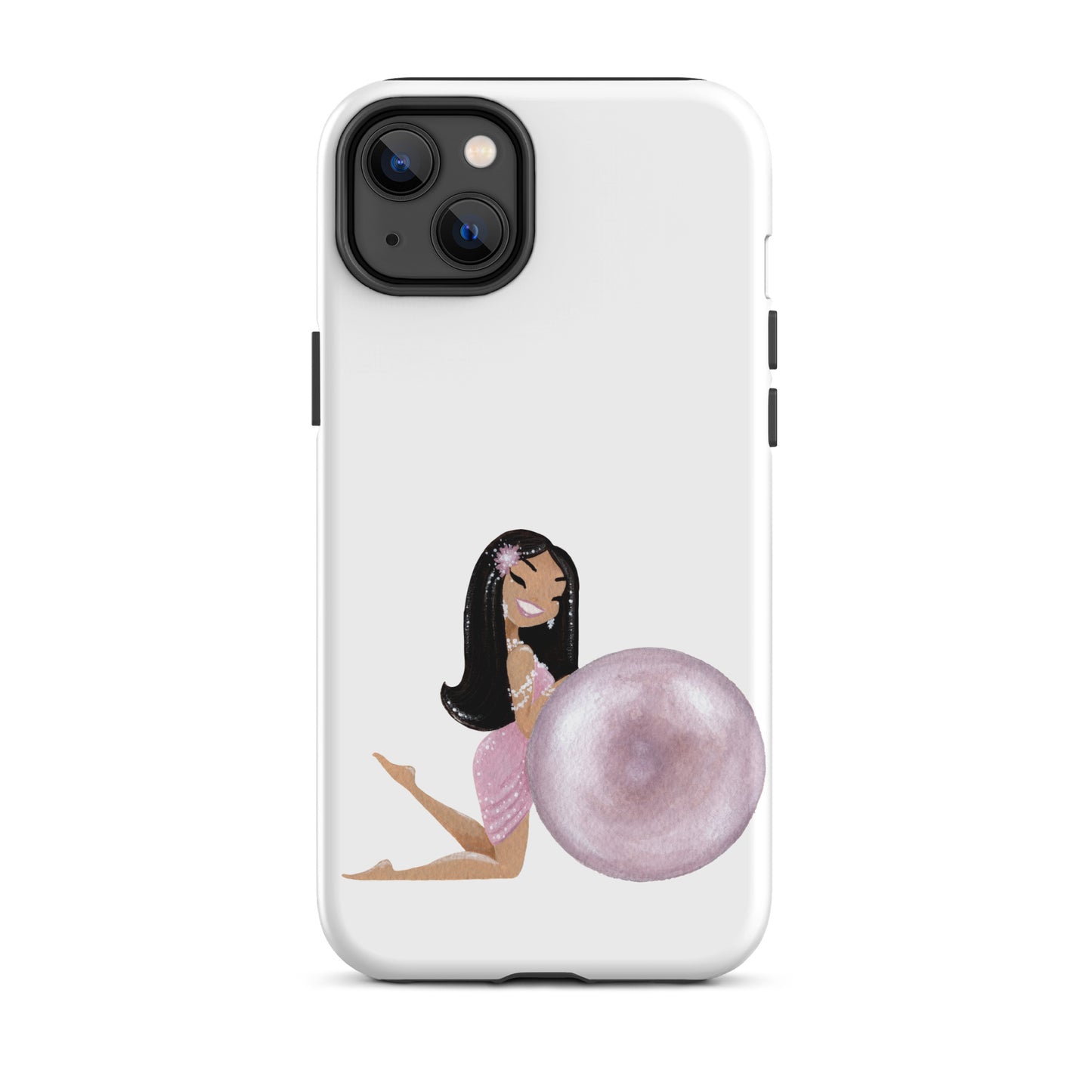 June Birthstone Pearl Tough iPhone case (iPhone 11 - iPhone 14 Pro Max)