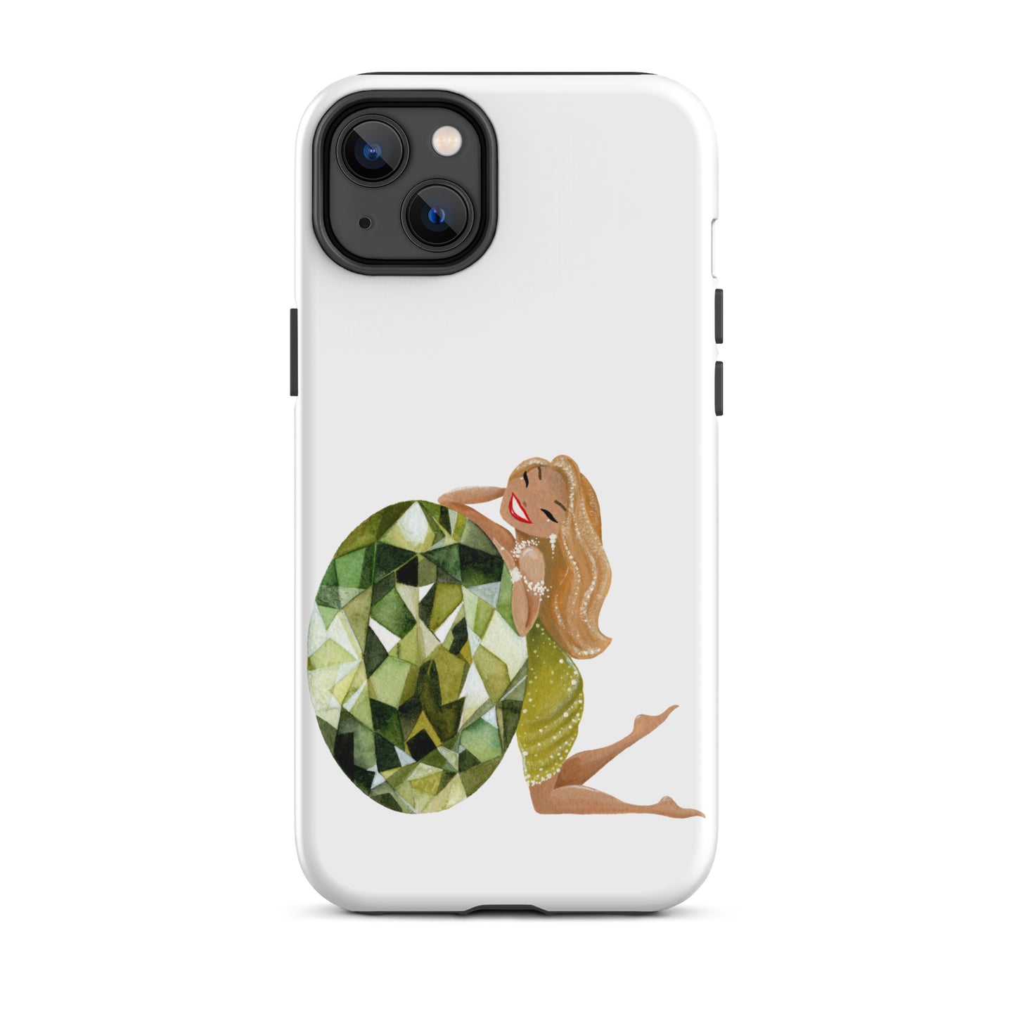 August Birthstone Peridot Tough iPhone case (iPhone 11 - iPhone 14 Pro Max)