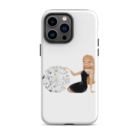 April Birthstone Diamond Tough iPhone case (iPhone 11 - iPhone 14 Pro Max)