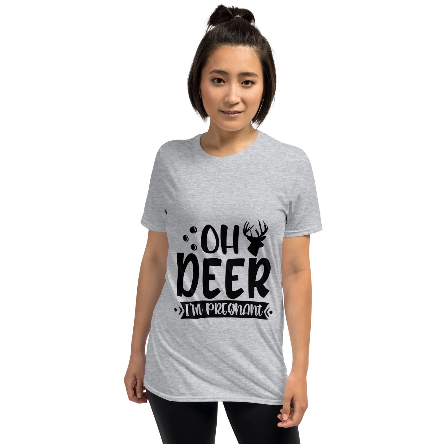 Oh Deer I'm Pregnant Short-Sleeve Unisex T-Shirt