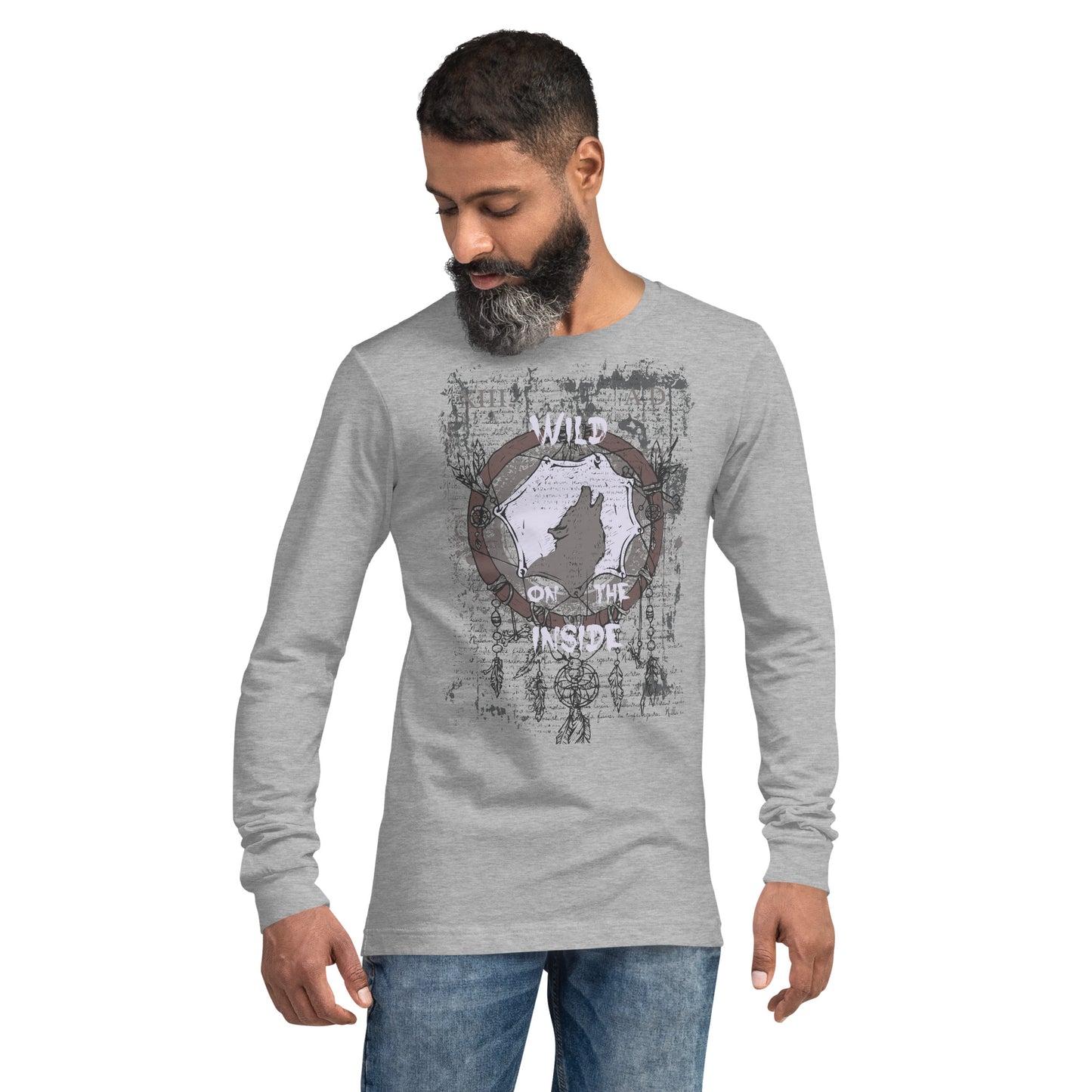 Wild On the Inside Heavy Grunge Unisex Long Sleeve Tee