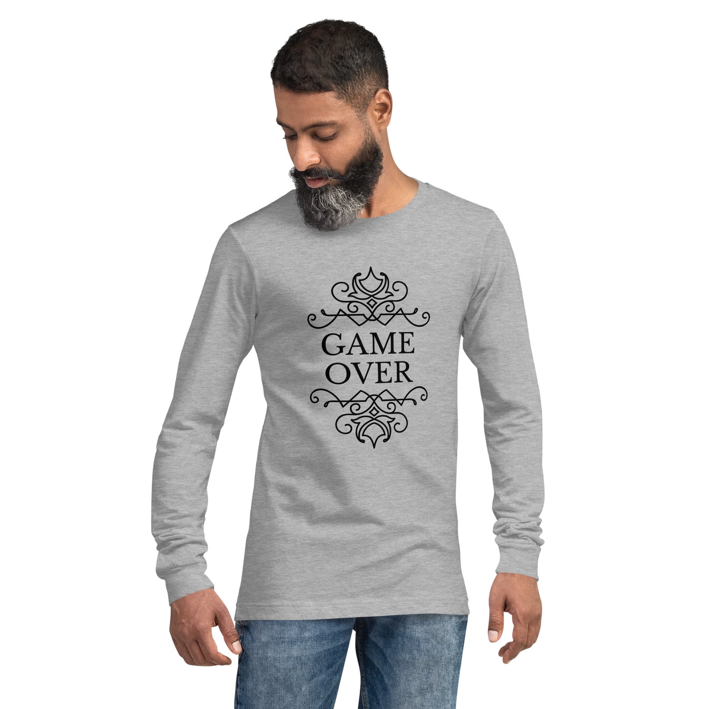 Game Over Heavy Grunge Unisex Long Sleeve Tee