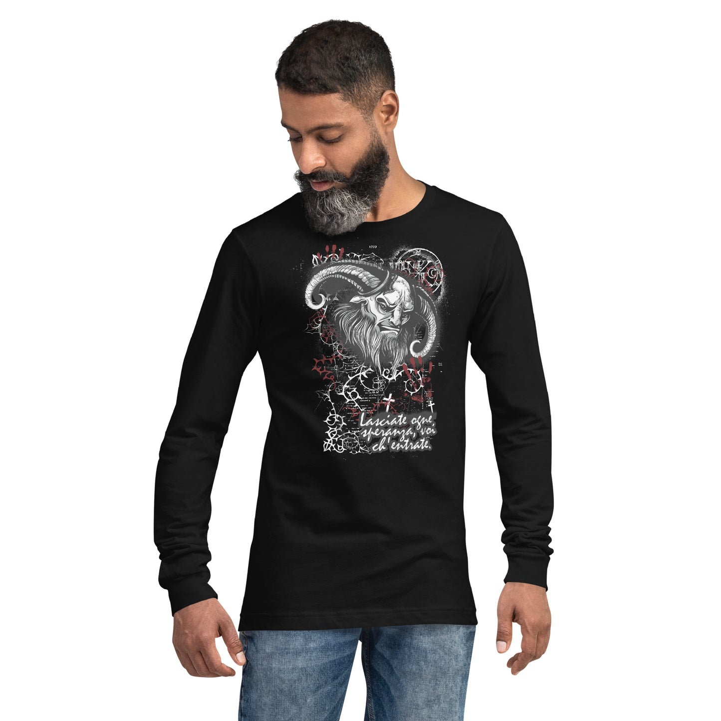 Lasciate Ogne Speranza Voi Ch'intrate Heavy Grunge Unisex Long Sleeve Tee