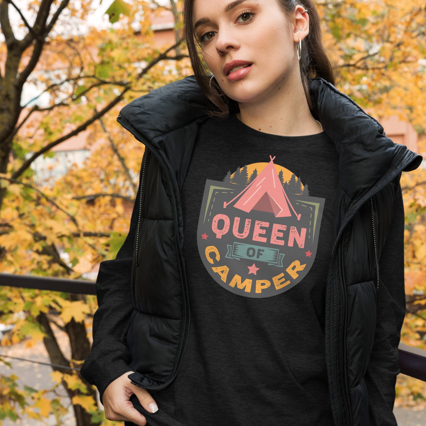 Queen of Camper Unisex Long Sleeve Tee